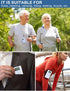 ZHIWHIS Mini Portable FM Radio, Stereo LCD Digital Display Tuning Pocket Walkmen with Earphone, AAA Battery Operated