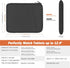 MoKo 12.9 Inch Tablet Sleeve Bag, Waterproof Carrying Case for iPad Pro M4 & Air M2 2024, Galaxy Tab S8+/S9+ (Dark Gray)