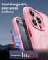 ESR 16 (4 1) Set, for iPhone Pro Max Case in Translucent Matte Case with Screen Protector, Compatible with MagSafe