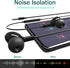 Wired 3.5mm Earbuds with Mic for Samsung A14 A32 A15 A13 5G, A52, A03s, A12, Pixel 4a, LG, iPad Mini, Moto Tablet.