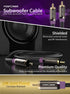 (10 24K FosPower Subwoofer Cable FT) RCA to RCA Audio Stereo Cable, Male to Male - Dual Shielded Cord | Gold Plated