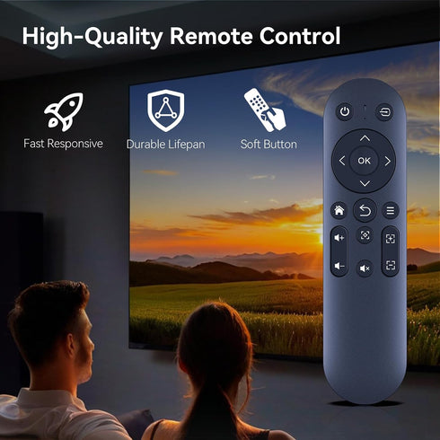 HZIME VP-1 New Replacement Remote Control Compatible for VOPLLS Smart Projector