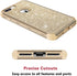 Hython Heavy Duty Defender Case for iPhone 8 Plus, iPhone 7 Plus, Bling Glitter Sparkle Hard Shell, Gold