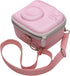 LTGEM Hard Case Compatible with Fujifilm Instax Mini 12 / Mini 11 / Mini 10 / Mini 9 / Mini 8 / Mini 7 / Mini 7+ Instant Camera - Storage Protective Carrying Bag with Shoulder Strap (Blossom Pink)