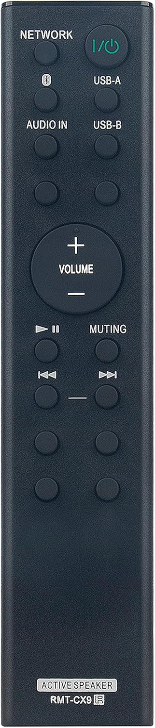 Replace Remote Control for Sony Audio System Active Speaker SRS-X9, SRS-X99, SRS-X88, RMT-CX9