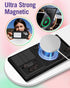 Samsung Galaxy S24 Ultra Case for Women, Cute Black Butterfly Design, Compatible with MagSafe, Camera Cover, 2in1