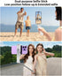 yAyusi 4-7" New Ultra Mini Selfie Stick for iPhone, Extendable Aluminum Portable Selfie Stick with Remote, Compact