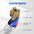 iPhone Charger (3/3/6/6/10FT) 5Pack MFi Certified Lightning Cable, Fast Charging Cords Compatible with iPhone 14 13 12