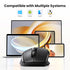 UGREEN 2.4GHz 1600 Wireless Mouse Ergonomic DPI USB Receiver Compatible with Windows Mac Linux Chromebook Laptop PC