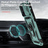 iPhone 12 Mini Case with Camera Lens Cover, Dual Layer Military Grade Drop Protection, Magnetic Ring Holder