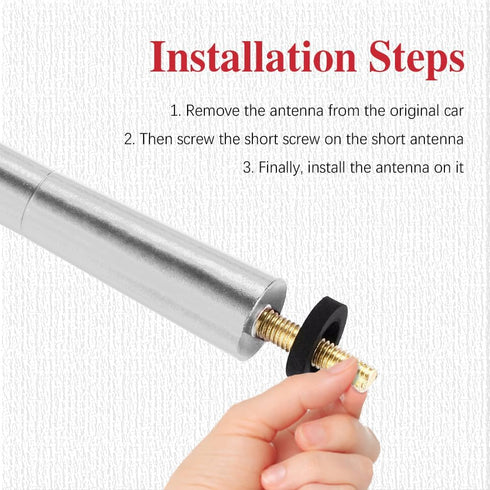 HAOBO 4.7 Inch F150 Car Antenna, Antenna for Truck, RV Accessories Car Audio & Video Antennas, Universal Car