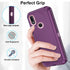 Asuwish Hybrid Rugged Phone Case for Alcatel 3V 2019, Full Body Bumper Heavy Duty Protective Accessories for Women