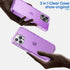 ORIbox Case for iPhone 13 Pro Max/12 Pro Max - Purple, 10 FT Military Grade Drop Protection, Transparent Heavy Duty