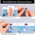 JIYIN 12Pack Slider(12PCS) Webcam Cover, Ultra Thin Laptop/Cell Phone/Tablet Camera Privacy Cover Slide Great