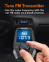 Upgraded Bluetooth FM Transmitter for Car, Wireless Radio Adapter Kit with 1.8" Color Display, Hands-Free Call, USB