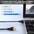 8 6 Cat8 40Gbps 2000MHz, 26AWG BIFALE Cat Ethernet Cable FT, Network Cable Heavy Duty LAN Cable, PE Jacket for Modem