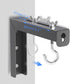 suptek 6 inch 66 lbs, 30 PRL001B, (1 Universal Projector Screen Wall Mount L-Brackets Wall Hanging Mount Adjustable
