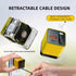 Silanit 3 1 Charger,80w 2 in GaN Fast Charger Adapter with Type-C Cable & USB Ports,Multi-Functional Retractable All