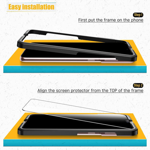UniqueMe 2+3 Pack Tempered Glass & Camera Lens Protector for Samsung Galaxy S21 5G - Easy Install, 9H Hardness.