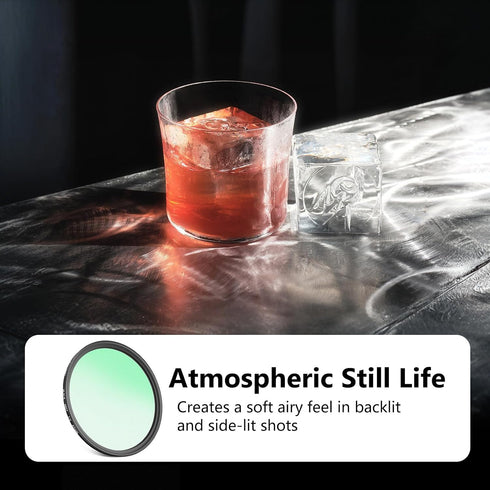 ARTCISE 1/4 67mm (37mm) Black Mist Filter - HD Optical Glass Filter for Cinematic Glow, Reduces Harsh Highlights
