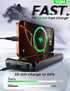 YILANS Charger,50000mAh 22.5W Pack 6 2 17/16/15/14/13/12,Android Portable Power Bank Built-in Cable, PD USB C In & Out