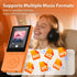 Aiandcc 64GB MP3 5.3, 2.4", MP3 128GB, Player with Bluetooth Color Screen Music Player with HiFi Sound, Players Built