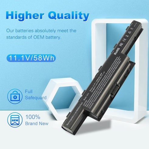 Acer Laptop Battery for AS10D31 AS10D51 Aspire 4741 5253 5251 5336 5349 5551 5552 5560 5733 5733Z TravelMate 5740 5735