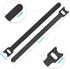 200 PCS Reusable Cable Ties with Hook and Loop, Adjustable 8 Inch Cable Management Straps for Organizing Home