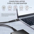 USB to USB C Adapter 4-Pack, 2 Type C Female to A Male & 2 USB C Male to USB Female for Apple Watch, iPhone