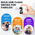 MECHEER 8GB 10 Pack, USB2.0 Flash Drive USB Memory Stick Bulk Thumb Drives Swivel Jump Drives USB Storage Flash Drive