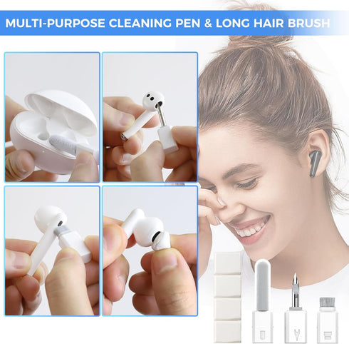 iPhone Charging Port Cleaning Tool, USB C Cleaning Kit for Cell Phone Airpod, Repair Kit for Laptop PC Data Cable -