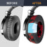 SOULWIT Cooling Gel Earpads Replacement for OneOdio Pro-10/Pro-30/Pro-50/Studio HiFi Headphones, Red Storm