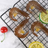 8PCS Fake Shrimp Artificial Shrimp Figures Simulated Cooked Shrimps Realistic Shrimps Model Food for Kitchen Home
