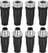 MECCANIXITY 4 Pin M12 Male & Female Aviation Wire Connector, 4 Set Waterproof IP67 Circular Connector