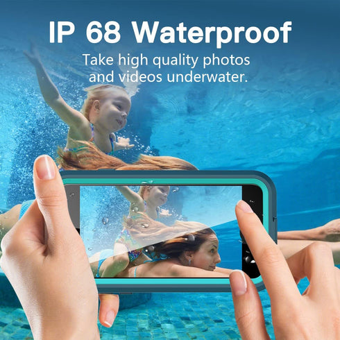 AICase iPhone SE 2020/2022/iPhone 7/8/6/6s Waterproof Case, 4.7" 360 Dustproof and Shockproof, Full Body Protection for
