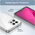 Osophter Revvl 7 5G Case, Clear Transparent Phone Cover, Military-Grade Protection