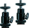 Hot Shoe Mount Adapter 1/4" Mini Ball Head Ring Light Adapter for Cameras, Camcorders, GoPro, LED Video Light