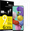 NEW'C Tempered Glass Screen Protector for Samsung Galaxy A51 - 3 Pack, Case Friendly, Anti-Scratch, Bubble Free, Ultra