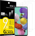 NEW'C Tempered Glass Screen Protector for Samsung Galaxy A51 - 3 Pack, Case Friendly, Anti-Scratch, Bubble Free, Ultra