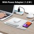 15W Wireless Charging Mouse Pad with Detachable Wrist Support and 20W Power Adapter, Fast QI Wireless Phone Charger