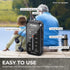 Pocket Radio Mini AM FM Stereo, Portable Battery Operated Radio with Headphones and Back Clip