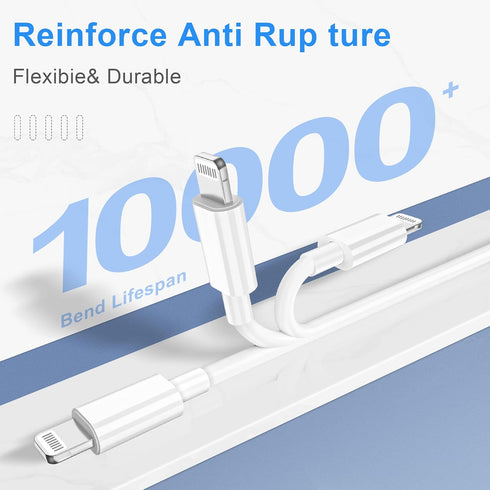 2 Pack USB C to Lightning Cable,3FT MFi Certified iPhone Charger Cord,3 Foot USB Type C to Lightning Fast Cable Compatible with 13/12/11/11Pro/11Max/ X/XS/XR/XS Max/8/7/6/SE/iPad by GREPHONE