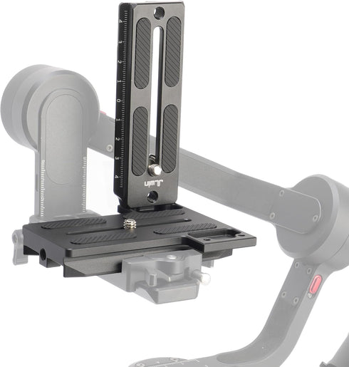 FocusFoto L Bracket Vertical Horizontal Switching Quick Release Plate for ZHIYUN Crane 2/3 LAB, DJI Ronin RSC2 RS2