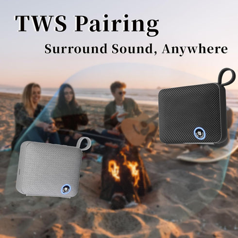 AF AUDIO FANTASY BP26 IP68 5.3 Bluetooth Shower Speaker,Portable Bluetooth Speaker, Hi-Fi Sound, Waterproof
