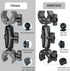 Double Clamp Camera Mount, Universal Bracket for Golf Carts, Umbrella, Strollers, Photo Studio