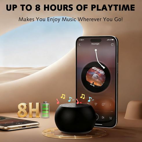 TKTDBX 5.3 IP7 8 Portable Mini Bluetooth Speaker, Small Wireless Speaker Bluetooth with Stereo Sound, Deep Bass, TWS