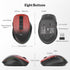 Rii 2.4 1000/1200/1600 Wireless Mouse Rechargeable, GHz with USB Receiver, DPI, Ergonomic Grips, Silent Keys, Cordless