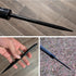 YKI 7 Inches 1/4"-20 Ground Metal Spike Stake for Monopod Selfie Stick, Stainless Steel Spike Stake for Action Camera
