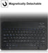 KuRoKo Universal Tablet Case with Keyboard, 9" to 11" Tablet Case with Removable Wireless Bluetooth Keyboard & Pen