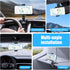 Jawhalt 360 4-7.2 Inch Universal Dashboard Cell Phone Holder Mount with Rotation Multifunctional Clip on Phone Holder